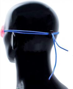 img 4 attached to Улучшите свою игру с очками с ремешками Kraftex Blue Goggle Straps