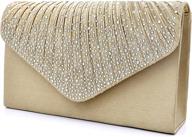 nodykka evening envelope rhinestone shoulder women's handbags & wallets : clutches & evening bags логотип