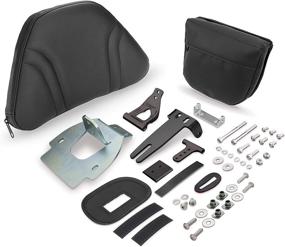 img 2 attached to 🛵 Enhance Your 2018 Honda GL1800 with Show Chrome Accessories 52-920 Quick Detach Backrest - 2 Pack