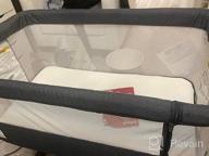 img 1 attached to INFANS Baby Bassinet Bedside Sleeper: Portable, Full Mesh Crib With 5 Height Adjustments & Travel Bag! review by Jerome Godwin