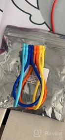 img 6 attached to 7Colors-21Pack Reusable Silicone Twist Ties With Strong Magnets For Organizing Cables, Hanging Stuff, USB Cords & Fridge Magnets - Fironst 7.48" Magnetic Cable Ties