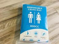 img 1 attached to 800ML Disposable Urinal Bag For Travel, Emergency Portable Pee And Vomit Bags (12 PCS) By DIBBATU - Unisex Urinal Toilet Bag Suitable For Camping, Traffic Jams, Pregnant Women, Patients & Kids review by Chris Crawford