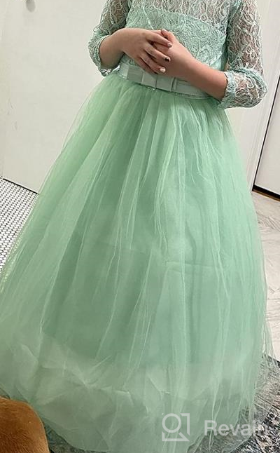 img 1 attached to Stunning NNJXD Girls Princess Pageant Dress: Perfect for Prom, Weddings & Flower Parties! review by Tina Wolford