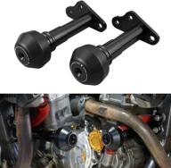 premium nicecnc black frame sliders crash protector for suzuki drz400s/sm (2000-2022) логотип