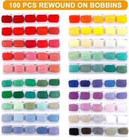 img 3 attached to 364-Pack Embroidery And Friendship Bracelet Floss Kit With 200 Vibrant Colors And Cross Stitch Tools By INSCRAFT - Perfect For Embroidery, Cross Stitching, And Bracelet Stringing