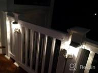 img 1 attached to 6Pack Outdoor Solar Deck Lights Diamond Figurine Fence Post Lighting All Night Permanent Garden Decor SUNFACE. review by Jeff Warne