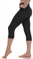 lush moda leggings for women - ultra high waisted - solid colors - stretchy and buttery soft logo