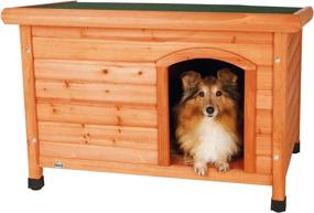 img 4 attached to Enhanced SEO: TRIXIE Natura Classic Outdoor Dog House with Weatherproof Finish and Elevated Floor