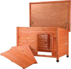 img 2 attached to Enhanced SEO: TRIXIE Natura Classic Outdoor Dog House with Weatherproof Finish and Elevated Floor