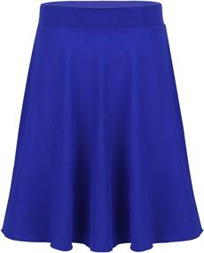 img 4 attached to 👗 Classical Pleated Uniform Bowknot Skirts & Skorts for Girls' Clothing - by Freebily