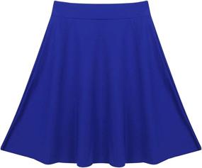 img 2 attached to 👗 Classical Pleated Uniform Bowknot Skirts & Skorts for Girls' Clothing - by Freebily