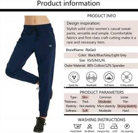 img 1 attached to Comfortable And Stylish Women'S Yoga Running Pants With Pockets For Workouts And Lounging