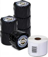 6-roll officesmartlabels multipurpose labels compatible with 30334 - 2-1/4" x 1-1/4", 1000 labels per roll логотип