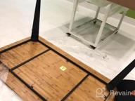 img 1 attached to Rustic Living Room Table With Black Metal Legs By Merax – Perfect For Home Kitchen Décor review by Erin Sacchetti
