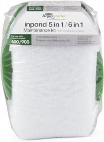 img 4 attached to Pennington Aquagarden , Pond Filter For Ponds , Foam Filter Set , Polymer Wool Filter Pads , Pond Maintenance Kit , Suitable For Inpond 5 In 1 600 Gallon Model, White, Large (Fit 600)