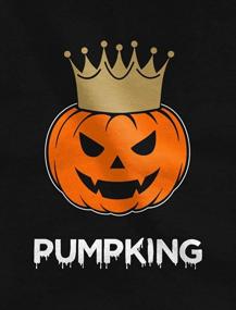 img 3 attached to Matching King And Queen Pumpkin Halloween T-Shirts For Couples - His & Hers Set