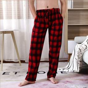 img 2 attached to Мужская ночная одежда с удобными карманами от Different Touch Bottoms 👖