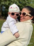 img 1 attached to Polarized Toddler Sunglasses W/ Strap | COCOSAND Square Eye Glasses For Baby Boys & Girls 0-24 Months review by Terrance Haralson