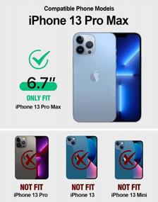 img 3 attached to Получите максимальную защиту для своего iPhone 13 Pro Max с чехлом Poetic Neon Series — прочным, ударопрочным и тонким!