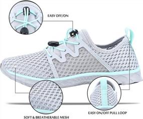 img 3 attached to ALEADER Women'S Stylish Water Shoes For Beach, Surf & Swim - Aqua Comfort!