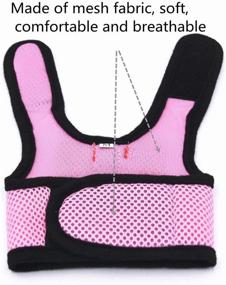 img 2 attached to 🐱 Bunny Kitten Harness: Stylish Pink No Pull Cat Leash and Adjustable Vest Set for Small Animals