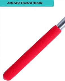 img 1 attached to Telescopic Classroom Pointer For Teachers And Students - Extendable Hand Pointer Stick For Whiteboard Presentations And Lectures - Retractable Pointer For Kids And Adults (Red)