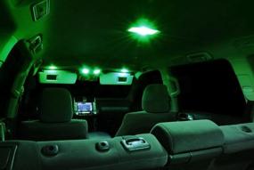 img 1 attached to Transform Your Nissan Altima'S Interior With 10-Piece Green LED Kit And Installation Tool From XtremeVision