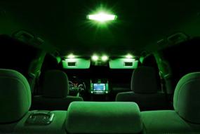 img 2 attached to Преобразите интерьер своего Nissan Altima с помощью комплекта из 10 зеленых светодиодов и инструмента для установки от XtremeVision