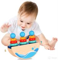 premium montessori wooden stacking and sorting toys - educational gifts for 1-3 year-olds logo