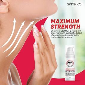 img 2 attached to Revitalize Your Skin With SkinPro Neck And Décolleté Tightening Cream - Infused With Retinol, Argireline, And Hyaluronic Acid