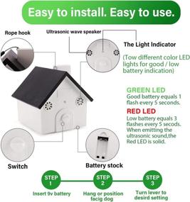 img 3 attached to 🐶 2022 Upgraded Anti Barking Device: Ultrasonic Dog Barking Control Tools - Waterproof Bark Box with 4 Modes, 50 Ft Range, Safe for Humans & Dogs