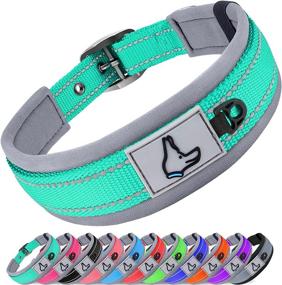 img 4 attached to Joytale Neoprene Reflective Collars Adjustable Dogs