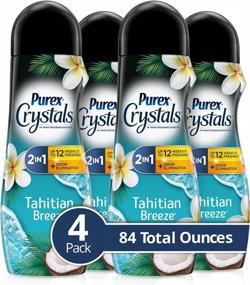 img 4 attached to Experience A Tropical Paradise With Purex Crystals Tahitian Breeze Scent Booster - Pack Of 4 (21Oz)