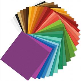 img 2 attached to Get Creative With Miss Kate Cuttables' Textured Assorted Cardstock Pack - 60 Sheets In 30 Vibrant Colors For Scrapbooking, Card Making, And Crafting Fun!