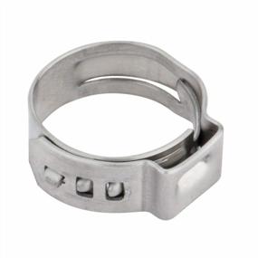 img 3 attached to ISPINNER 25Pcs 304 Stainless Steel 8.8-10.5Mm Single Ear Stepless Hose Clamps