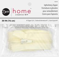 30-inch cream nylon upholstery zipper by dritz home – high-quality and durable logo