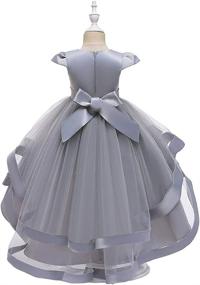 img 1 attached to HIHCBF Princess Wedding Pageant Birthday Girls' Clothing via Dresses