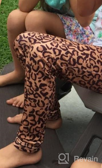 img 1 attached to 🐆 Colorful Mermaid Leopard Girls' Digital Leggings: Fashionable and Trendy Clothing Choice review by Naomi Johnson