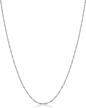 10k gold 0.8mm thin rope chain necklace for women | yellow, white or rose gold logo