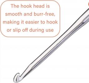 img 2 attached to Крючок 2,5 мм, эргономичная ручка для артритных рук, удлиненные спицы для начинающих и пряжа для вязания (2,5 мм)
