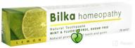 organic peppermint fluoride toothpaste by bilka – homeopathic formula logo