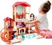 3-story deao doll house with 2 dolls & furniture - perfect pretend playset for kids! logo