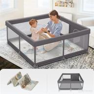 fodoss baby playpen with mat: a versatile play yard for babies and toddlers in apartments логотип