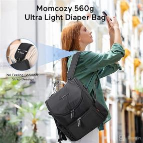 img 3 attached to Momcozy Backpack Lightweight Multifunctional Waterproof