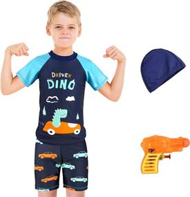 img 2 attached to 👕 ZukoCert Sunsuit Swimwear Swimsuits for Boys XL 01QCKL - Clothing and Swimwear