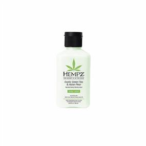 img 3 attached to Hempz Exotic Natural Herbal Body Moisturizer With Pure Hemp Seed Oil, Green Tea And Asian Pear, 2.25 Fluid Ounce - Nourishing Vegan Skin Lotion For Dryness And Flaking With Acai And Goji Berry