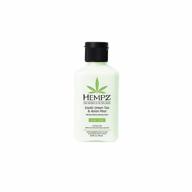 hempz exotic natural herbal body moisturizer with pure hemp seed oil, green tea and asian pear, 2.25 fluid ounce - nourishing vegan skin lotion for dryness and flaking with acai and goji berry logo