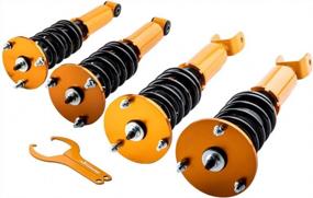 img 4 attached to Coilovers Adjustable Height For Lexus SC300 SC400 1992-2000 For Toyota Supra 1993-2002 For Toyota Soarer 1991-2000, Spring Shock Absorber Suspension Coil Struts, Amortiguador Lowering Kit By 1-3”