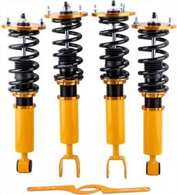 img 3 attached to Coilovers Adjustable Height For Lexus SC300 SC400 1992-2000 For Toyota Supra 1993-2002 For Toyota Soarer 1991-2000, Spring Shock Absorber Suspension Coil Struts, Amortiguador Lowering Kit By 1-3”