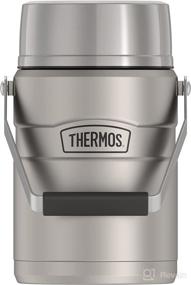 img 4 attached to THERMOS Stainless King Vacuum-Insulated Food Jar - 47 oz, Matte Steel